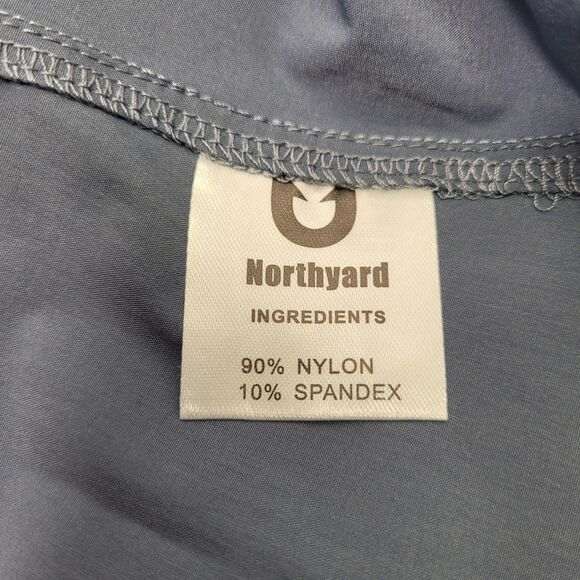 Northyard Men Button Front Shirt Blue Long Sleeve Vented Fishing Hiking X-Large - Picture 10 of 12